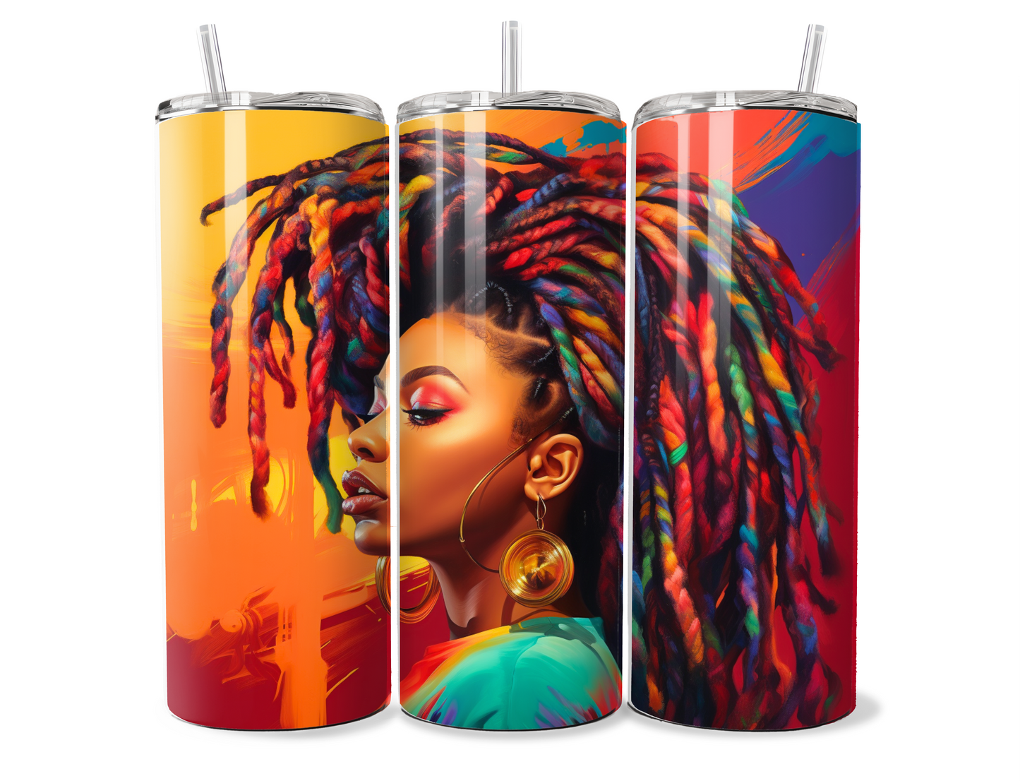 Ebony Ladies (Tumbler Wraps) (Sublimation)