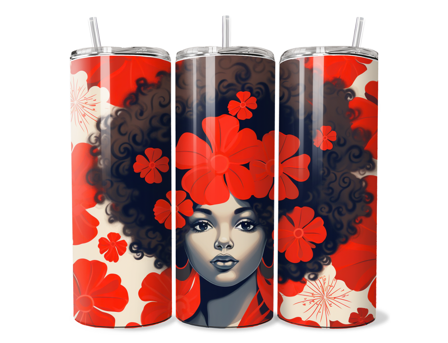 Ebony Ladies (Tumbler Wraps) (Sublimation)