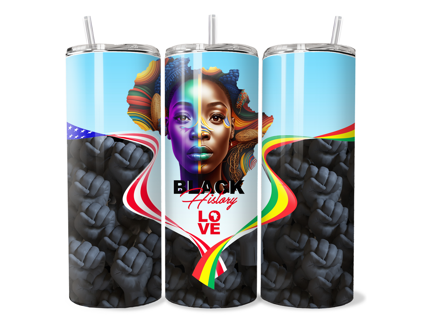 Black History (Tumbler Wraps) (Sublimation)