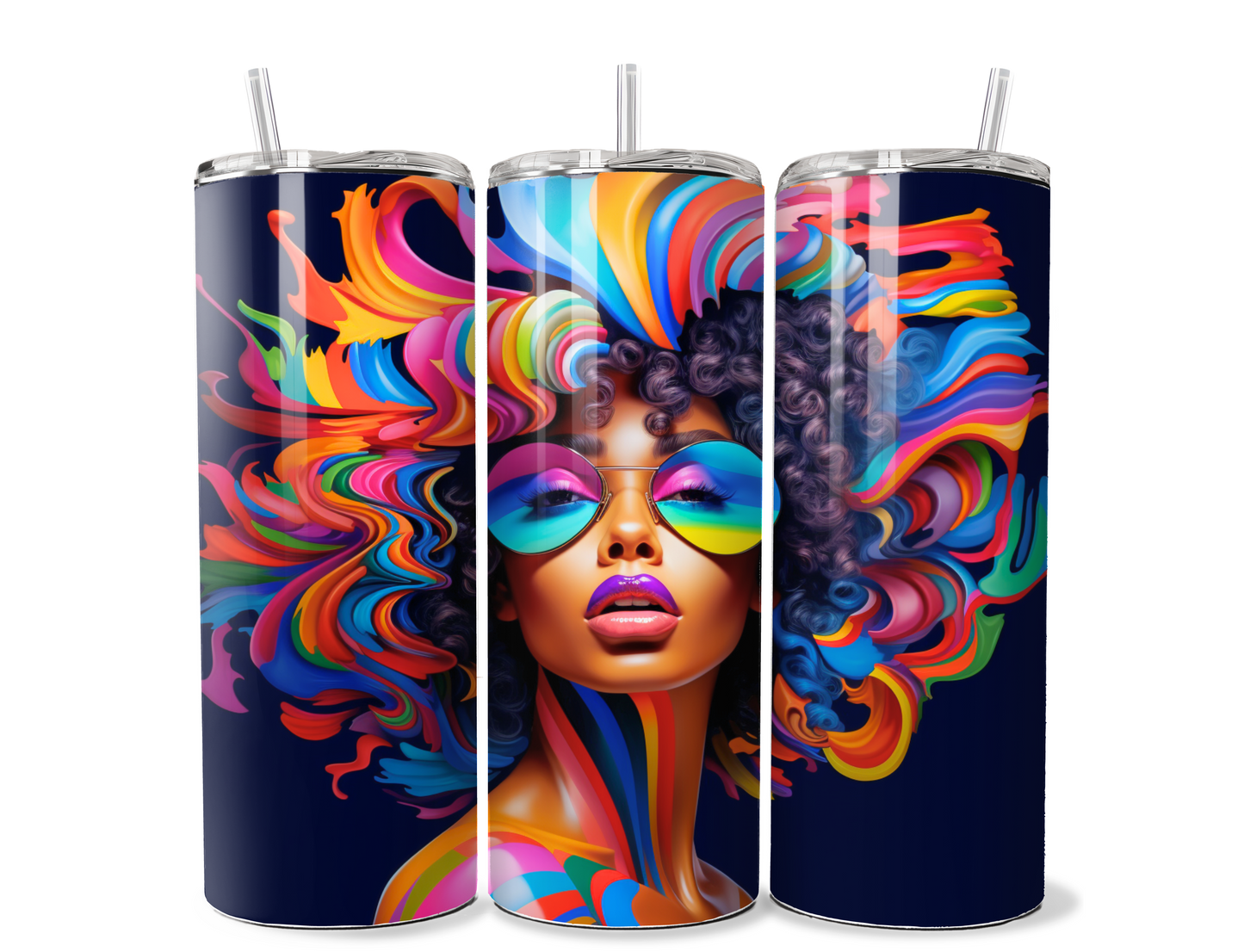 Ebony Ladies (Tumbler Wraps) (Sublimation)