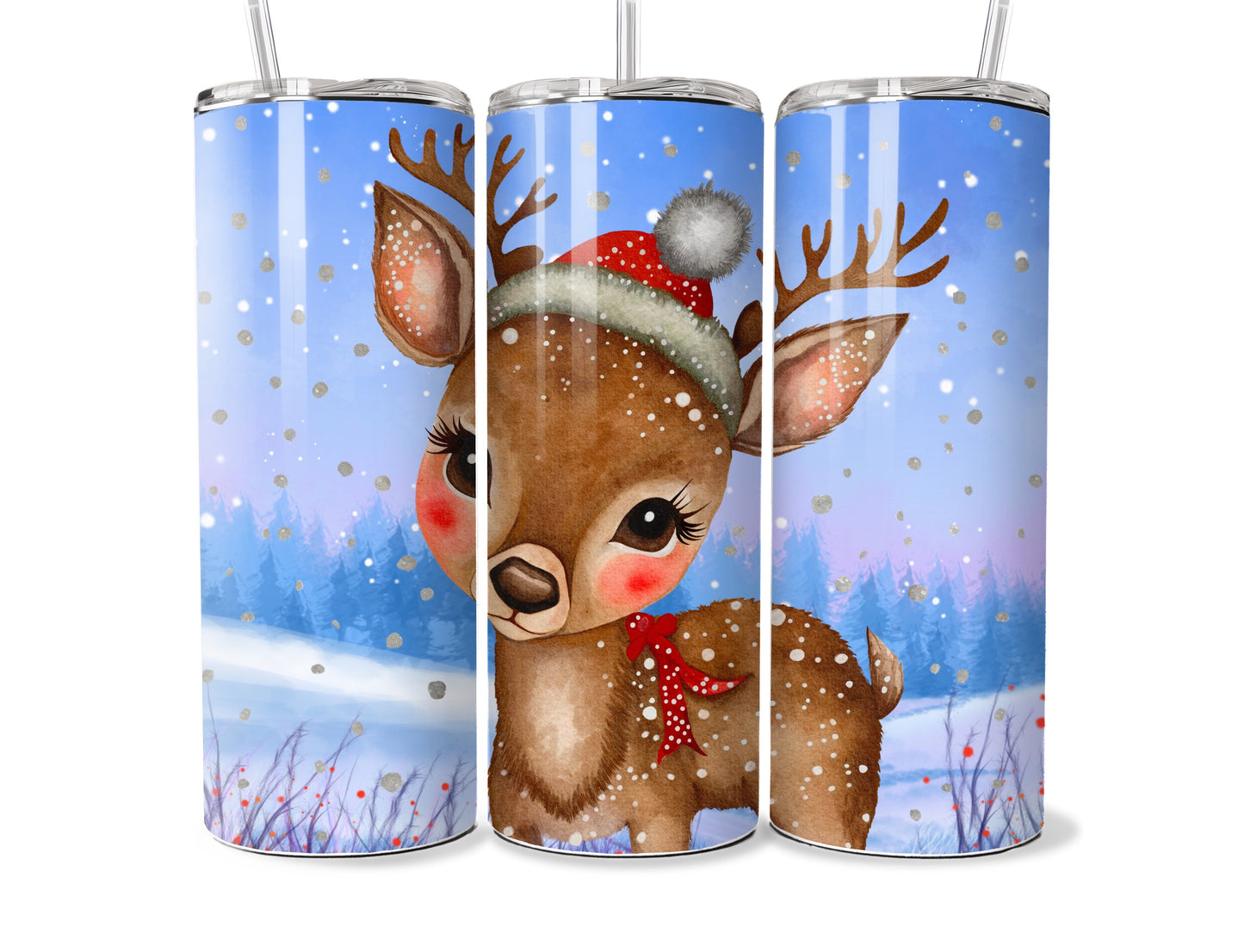 Christmas-1 TUMBLER WRAPS (2pks)
