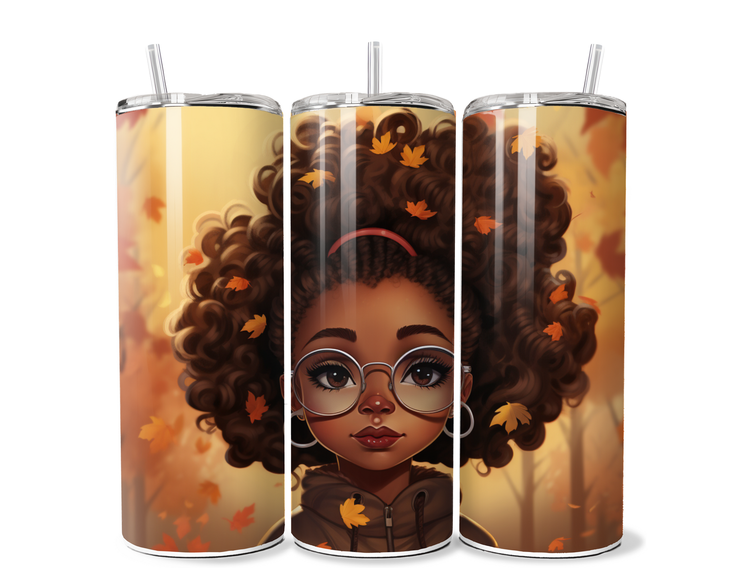 $2 Tuesday ONLY - Fall Ladies (Tumbler Wraps) (Sublimation)