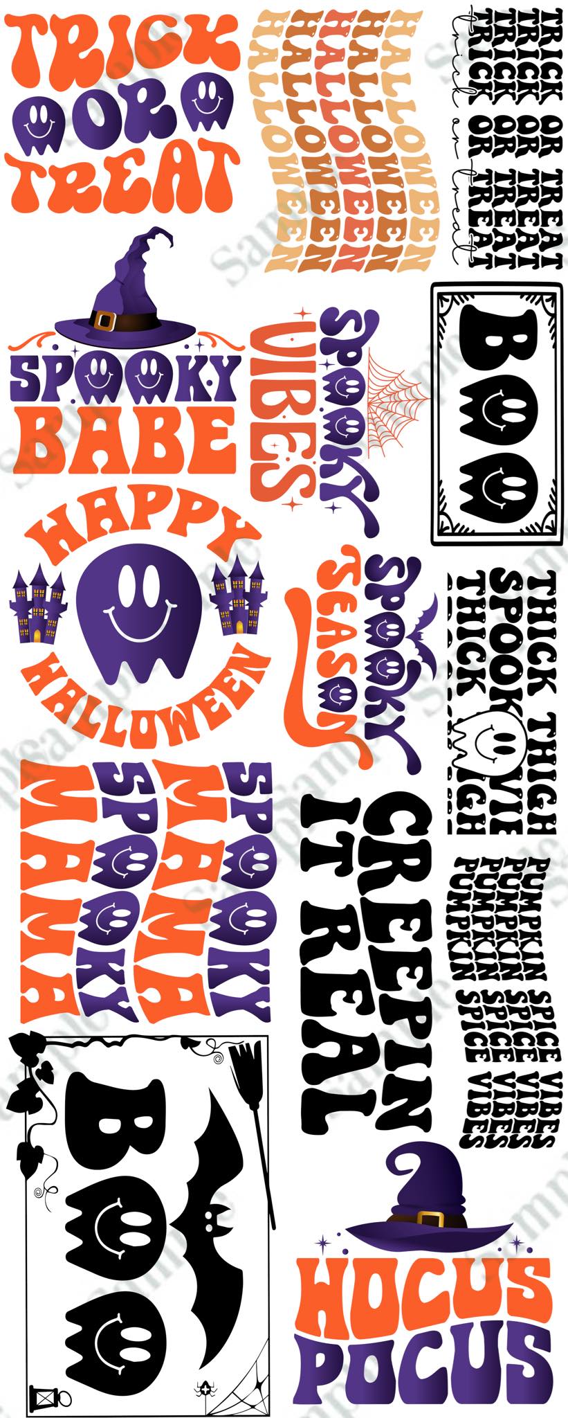 SPOOKY Halloween Sublimation Bundle
