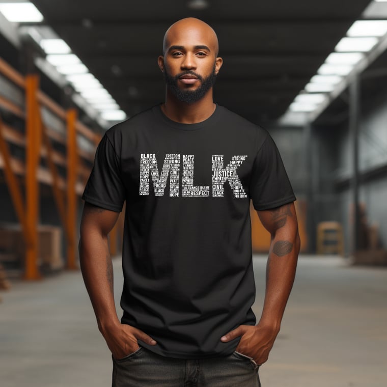 MLK (Screenprint Transfer)