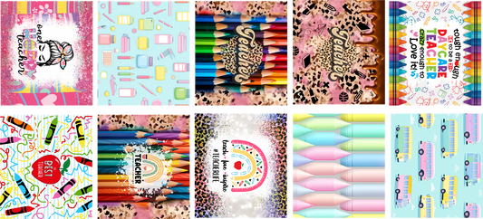 Teacher (Tumbler Wraps) (Sublimation)