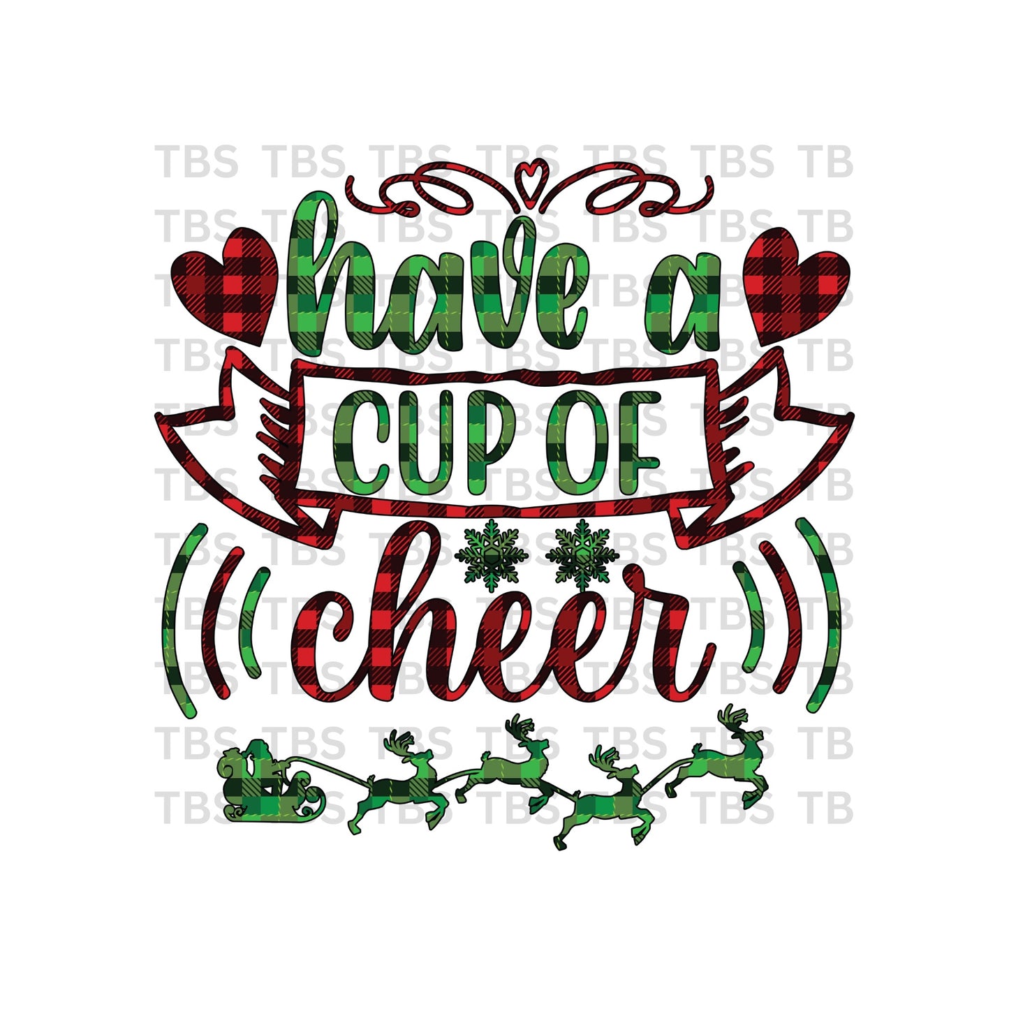 Christmas (Festive) Sublimation Transfers (SINGLES)