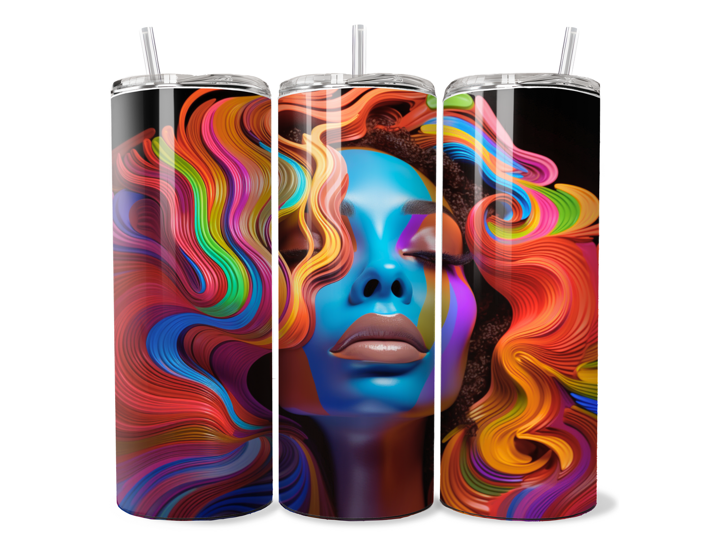 Ebony Ladies (Tumbler Wraps) (Sublimation)