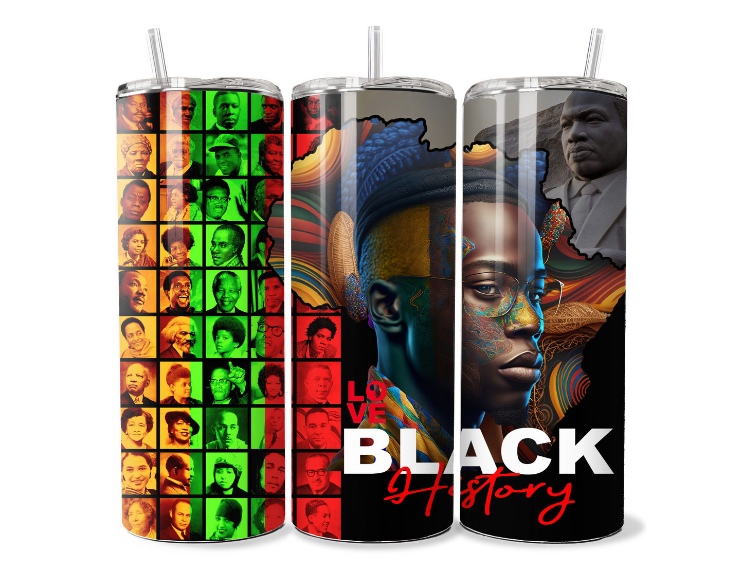 Black History (Tumbler Wraps) (Sublimation)