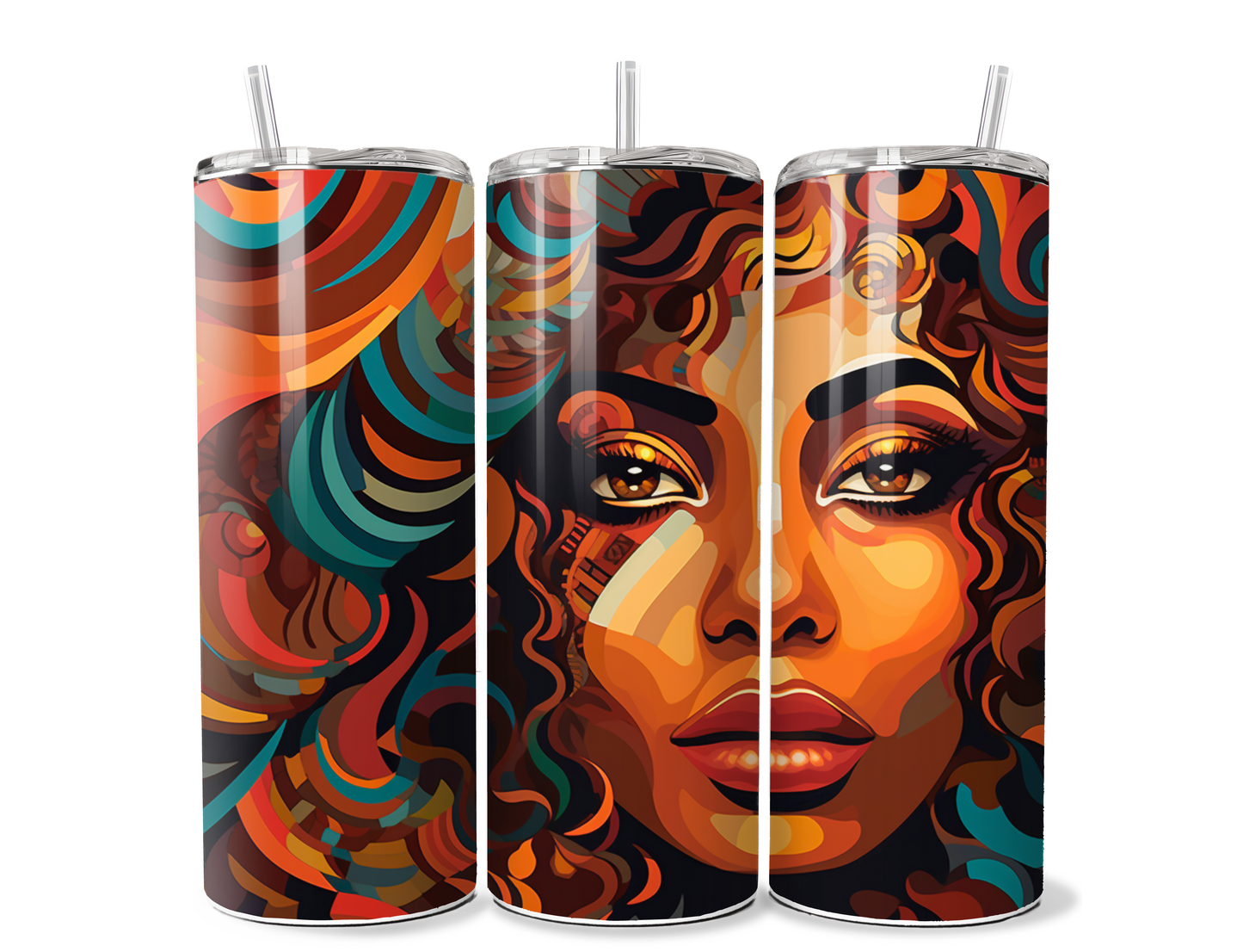 Ebony Ladies (Tumbler Wraps) (Sublimation)