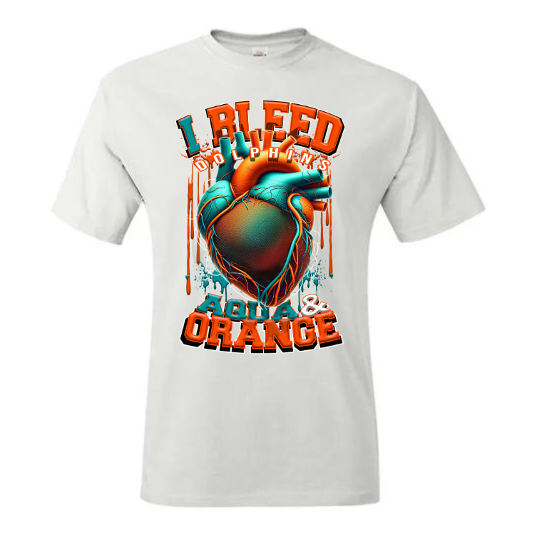 $2 Tuesday ONLY - I Bleed PRO FOOTBALL T-SHIRT TRANSFERS (SUBLIMATION)