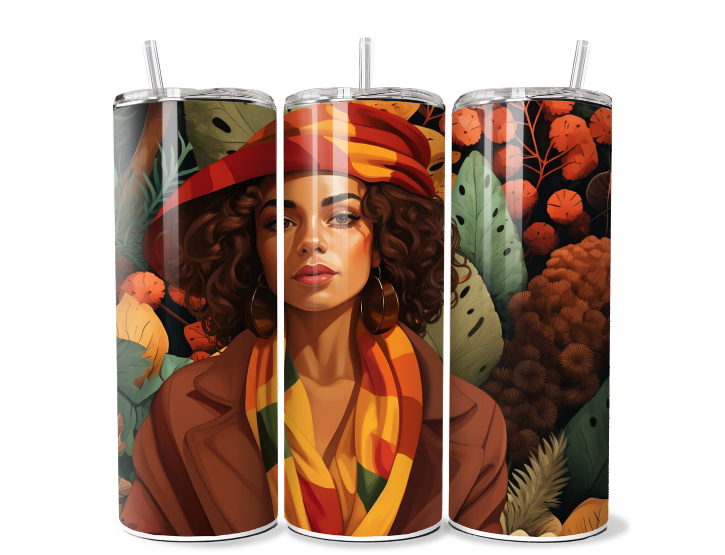 $2 Tuesday ONLY - Fall Ladies (Tumbler Wraps) (Sublimation)