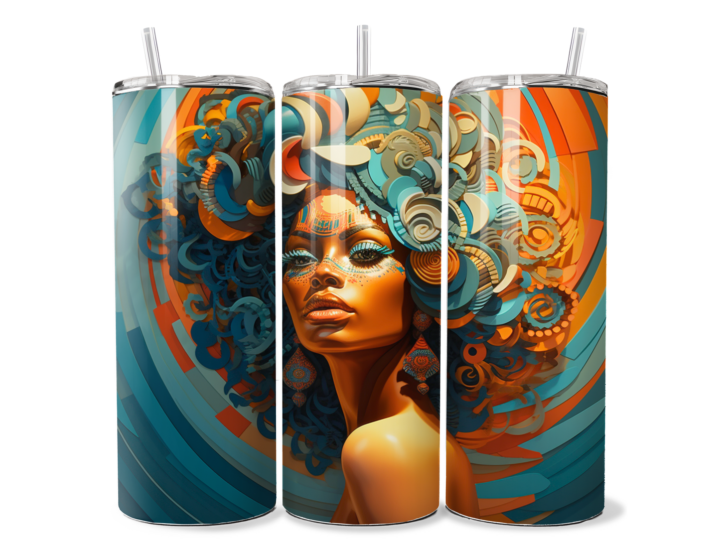 Ebony Ladies (Tumbler Wraps) (Sublimation)