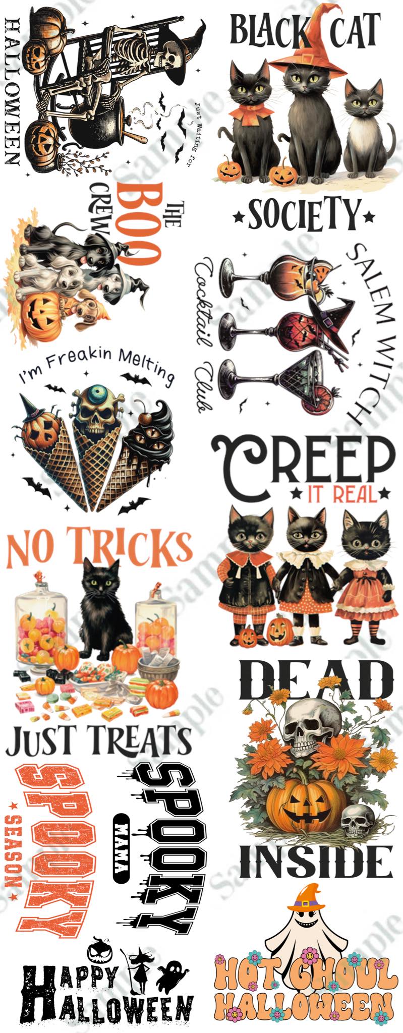 VINTAGE Halloween Sublimation Bundle