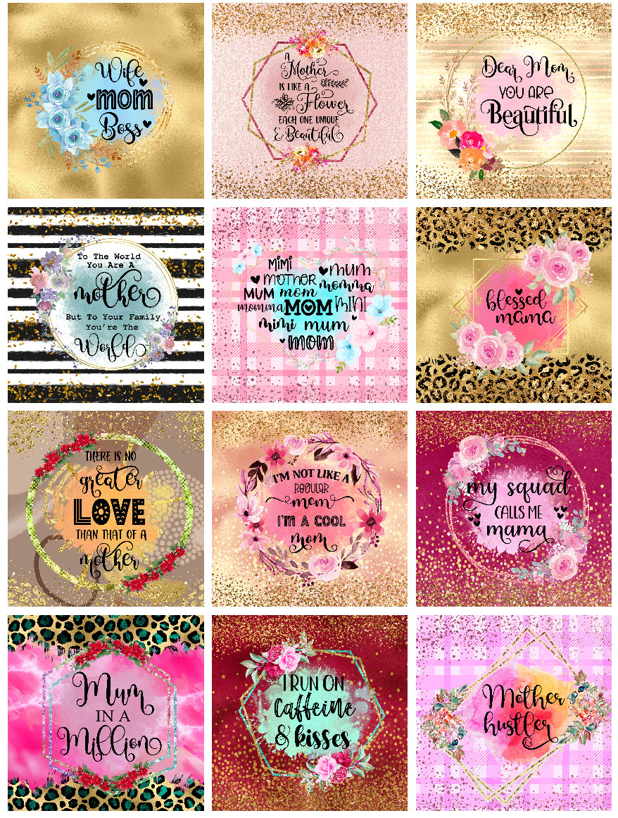Sparkle Mother’sDay (Tumbler Wraps) (Sublimation)