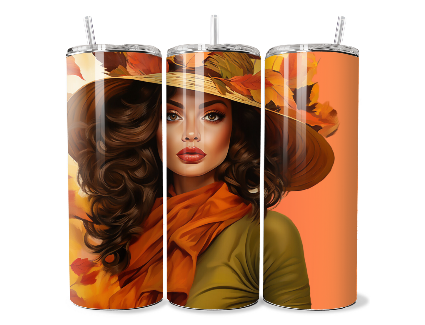 $2 Tuesday ONLY - Fall Ladies (Tumbler Wraps) (Sublimation)