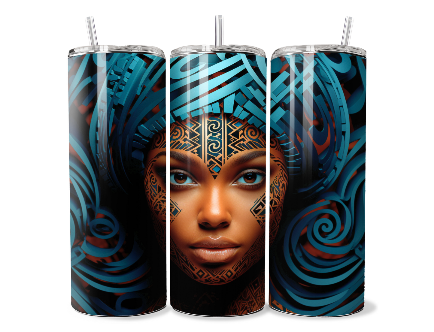 Ebony Ladies (Tumbler Wraps) (Sublimation)