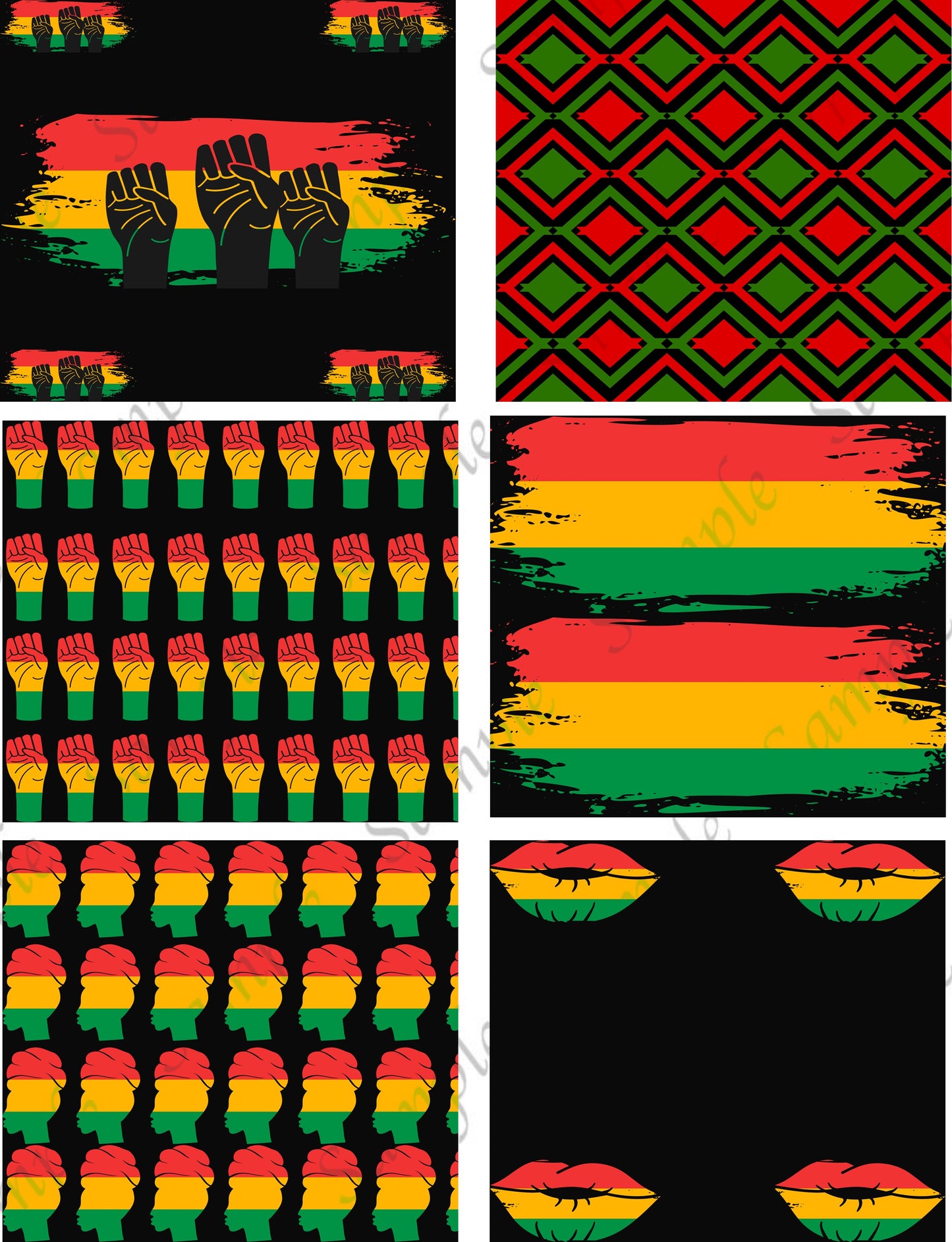 Juneteenth Sublimation Tumbler Bundle