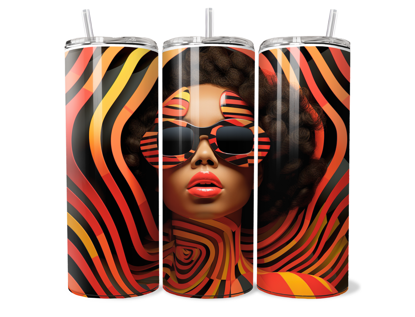Ebony Ladies (Tumbler Wraps) (Sublimation)