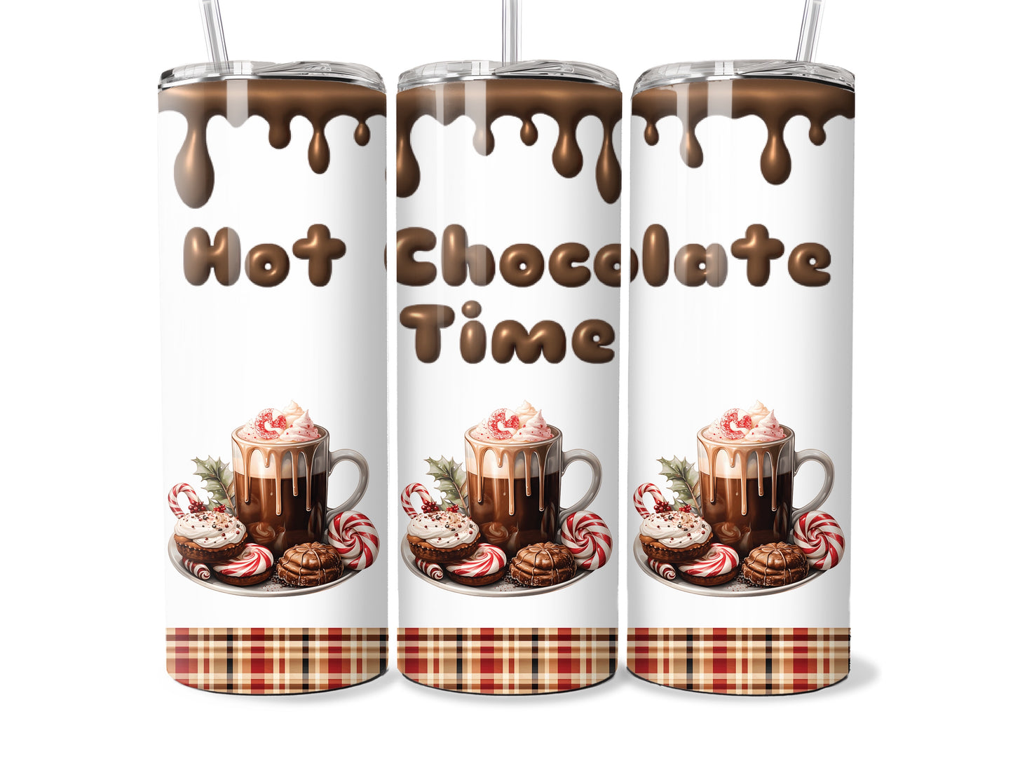 Christmas-1 TUMBLER WRAPS (2pks)