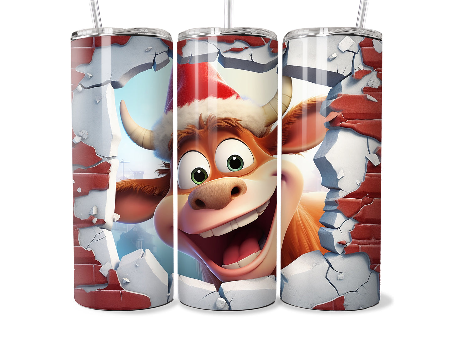 Christmas-1 TUMBLER WRAPS (2pks)