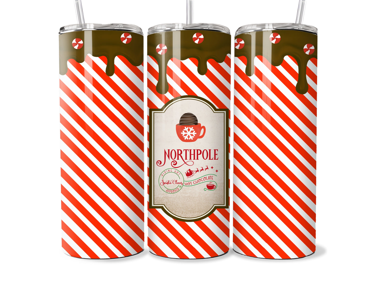Christmas-1 TUMBLER WRAPS (2pks)