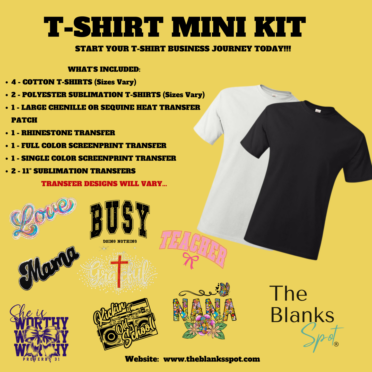 T-SHIRT MINI STARTER KIT