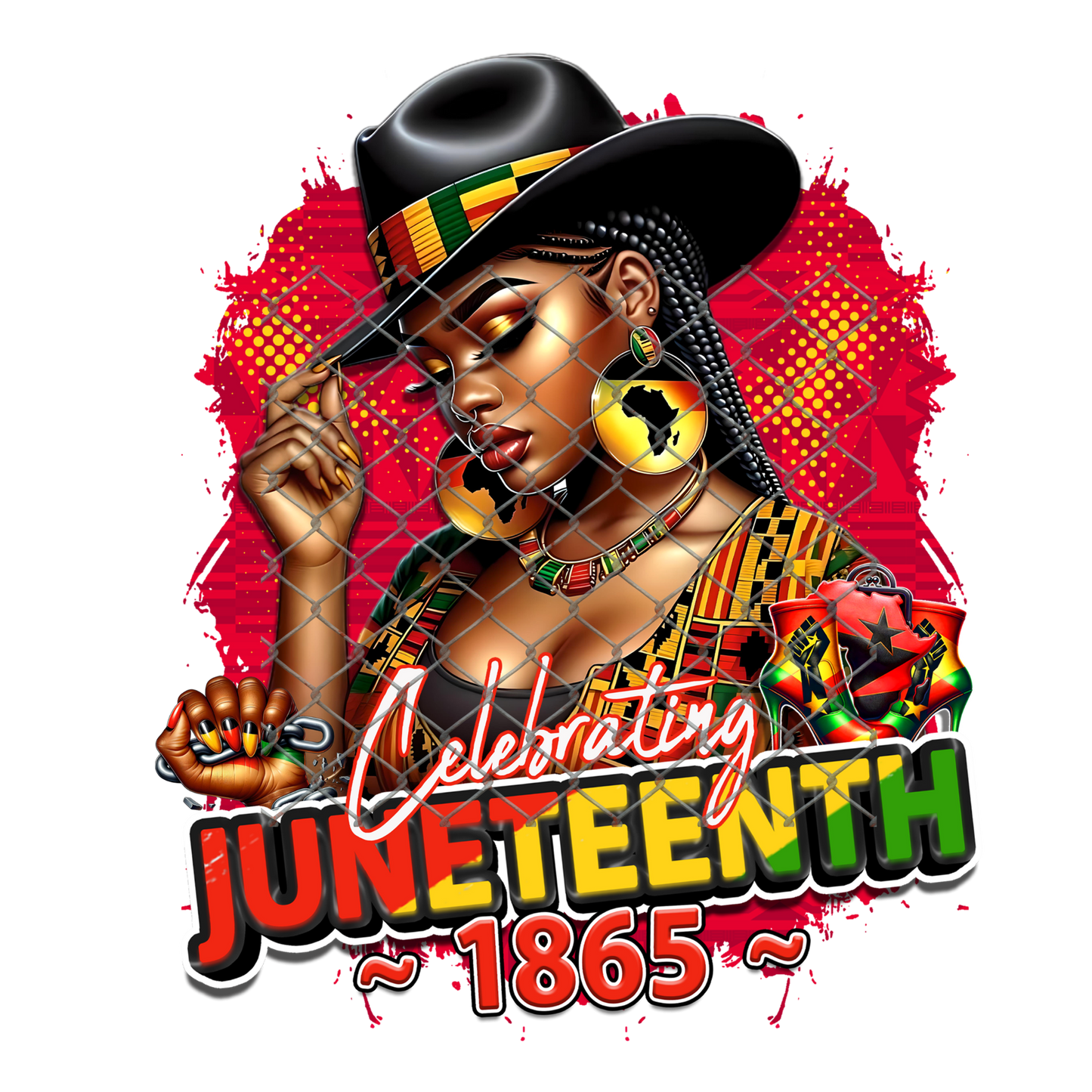 $2 Tuesday ONLY - JUNETEENTH COWGIRL T-Shirt Sublimation Transfers