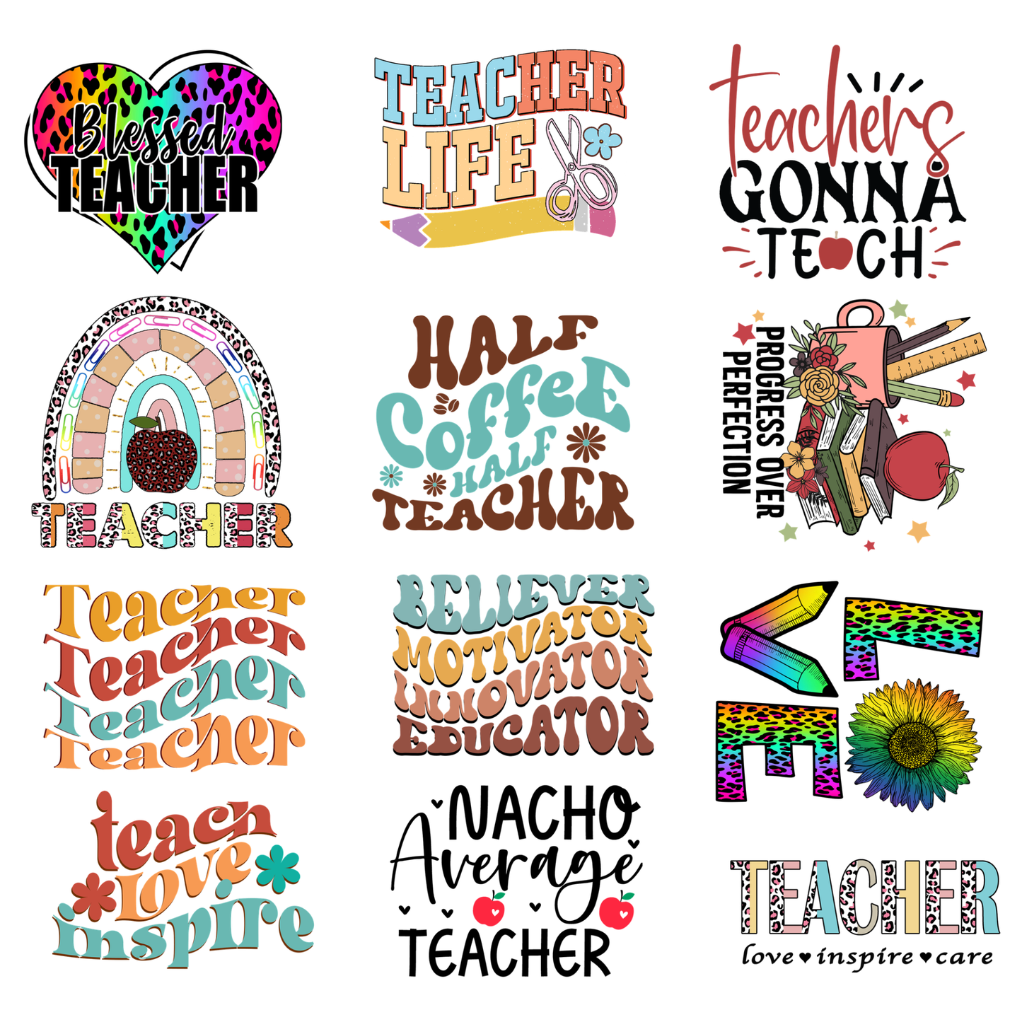 Teacher Sublimation Bundle