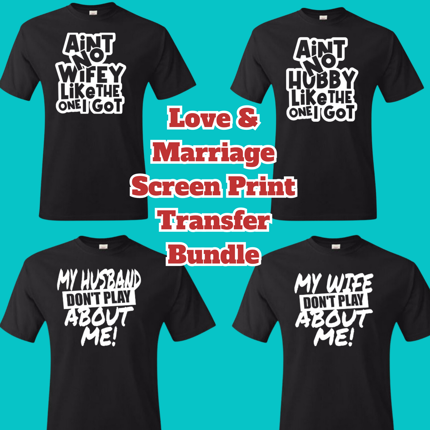 LOVE & MARRIAGE Screenprint BUNDLE