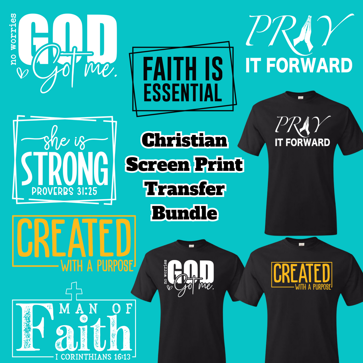 CHRISTIAN 1 Screenprint BUNDLE