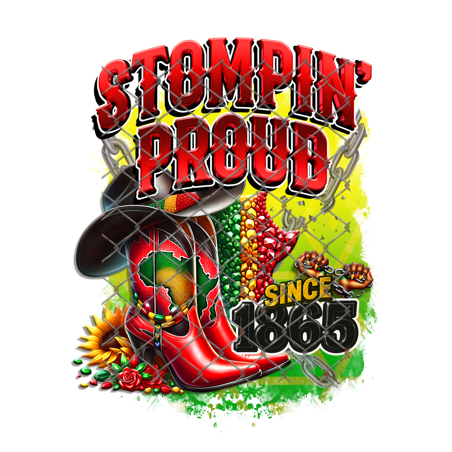 $2 Tuesday ONLY - JUNETEENTH COWGIRL T-Shirt Sublimation Transfers