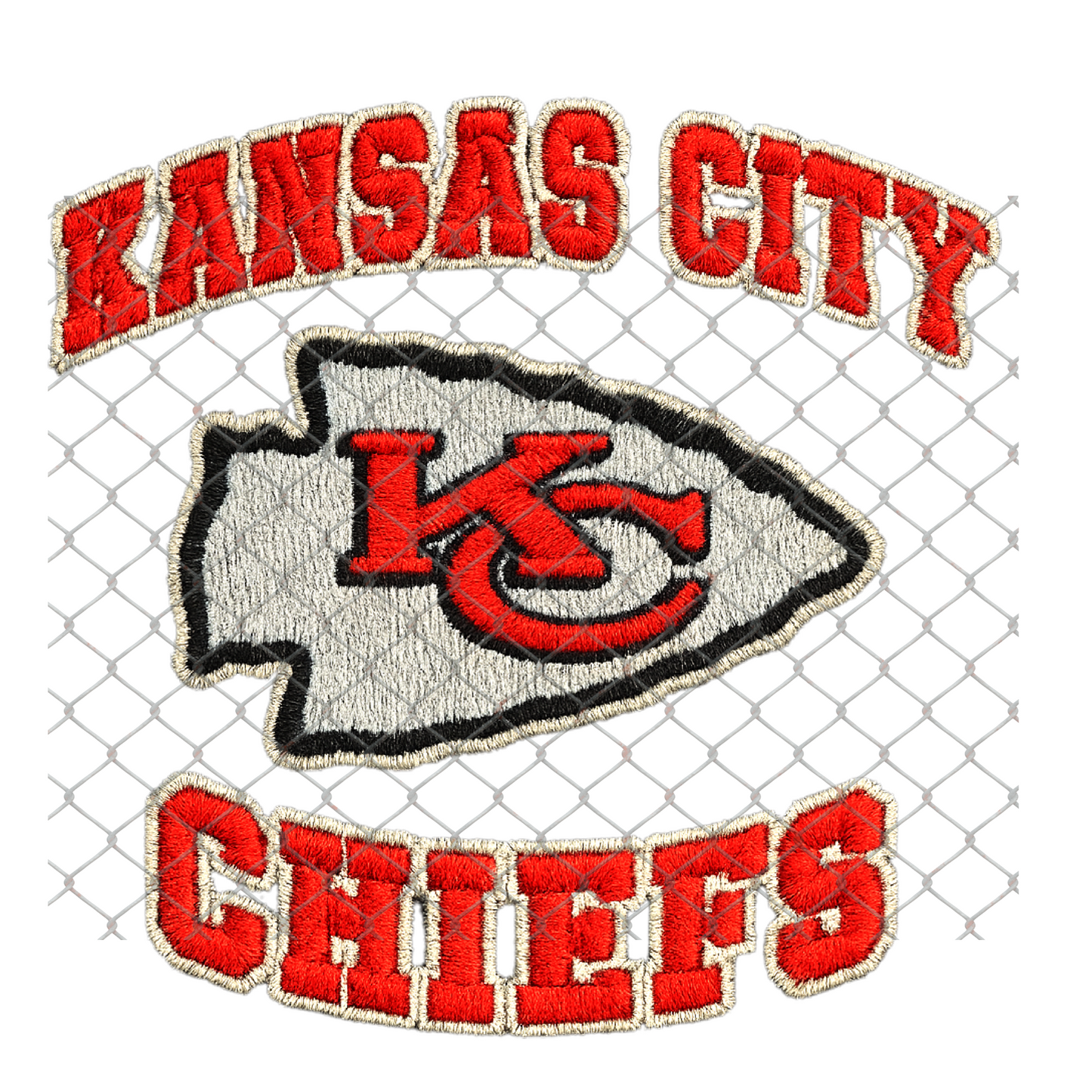 $2 Tuesday ONLY - FAUX EMBROIDERY LOOK FOOTBALL T-SHIRT TRANSFERS (SUBLIMATION)