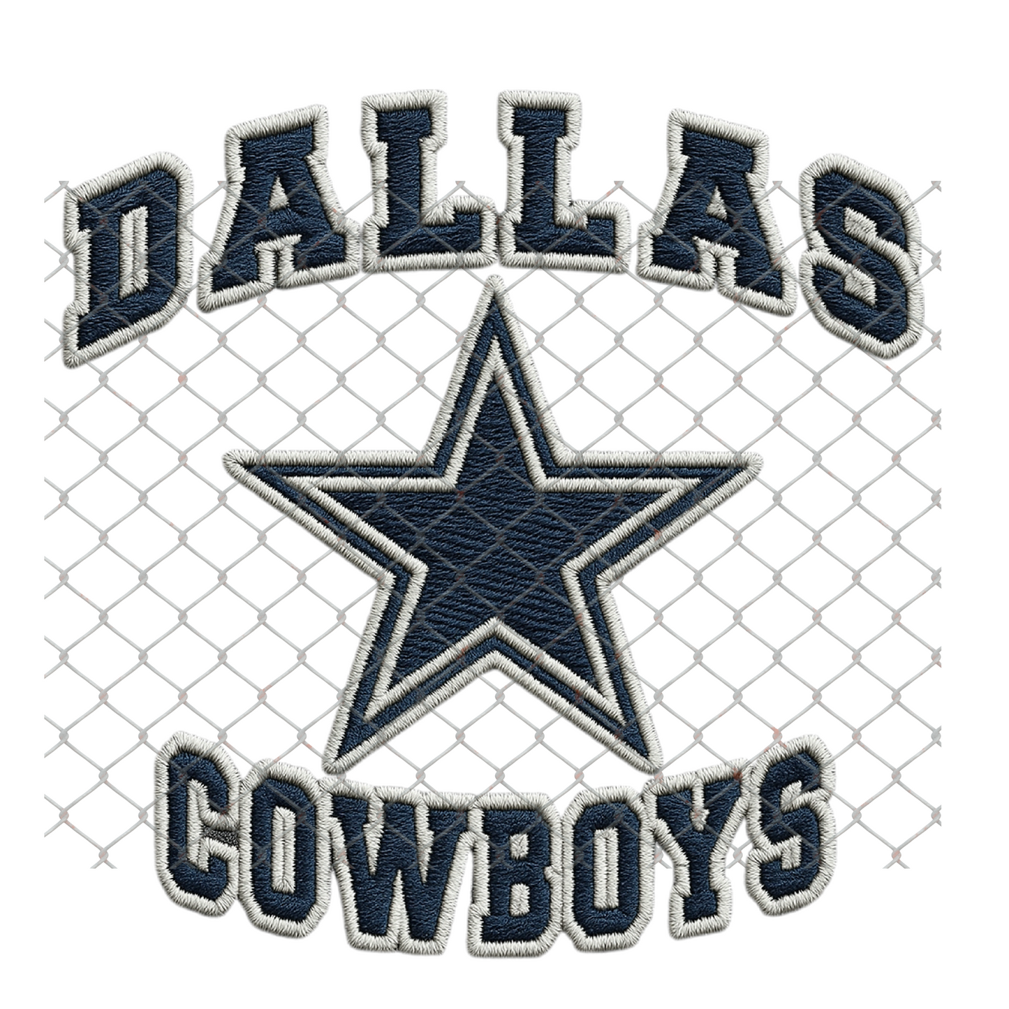 $2 Tuesday ONLY - FAUX EMBROIDERY LOOK FOOTBALL T-SHIRT TRANSFERS (SUBLIMATION)