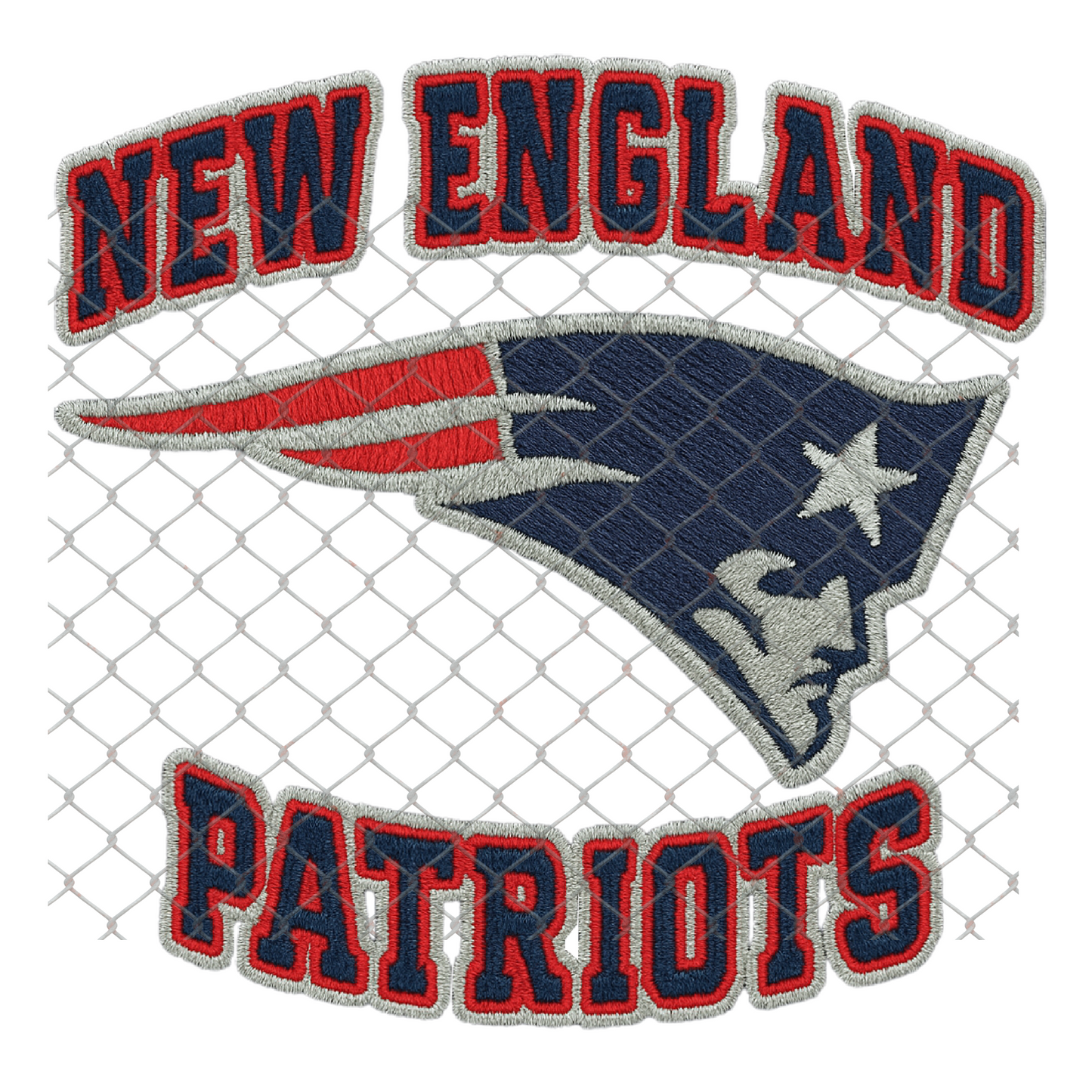 $2 Tuesday ONLY - FAUX EMBROIDERY LOOK FOOTBALL T-SHIRT TRANSFERS (SUBLIMATION)