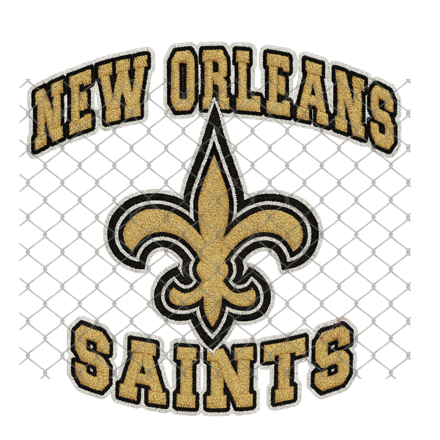 $2 Tuesday ONLY - FAUX EMBROIDERY LOOK FOOTBALL T-SHIRT TRANSFERS (SUBLIMATION)
