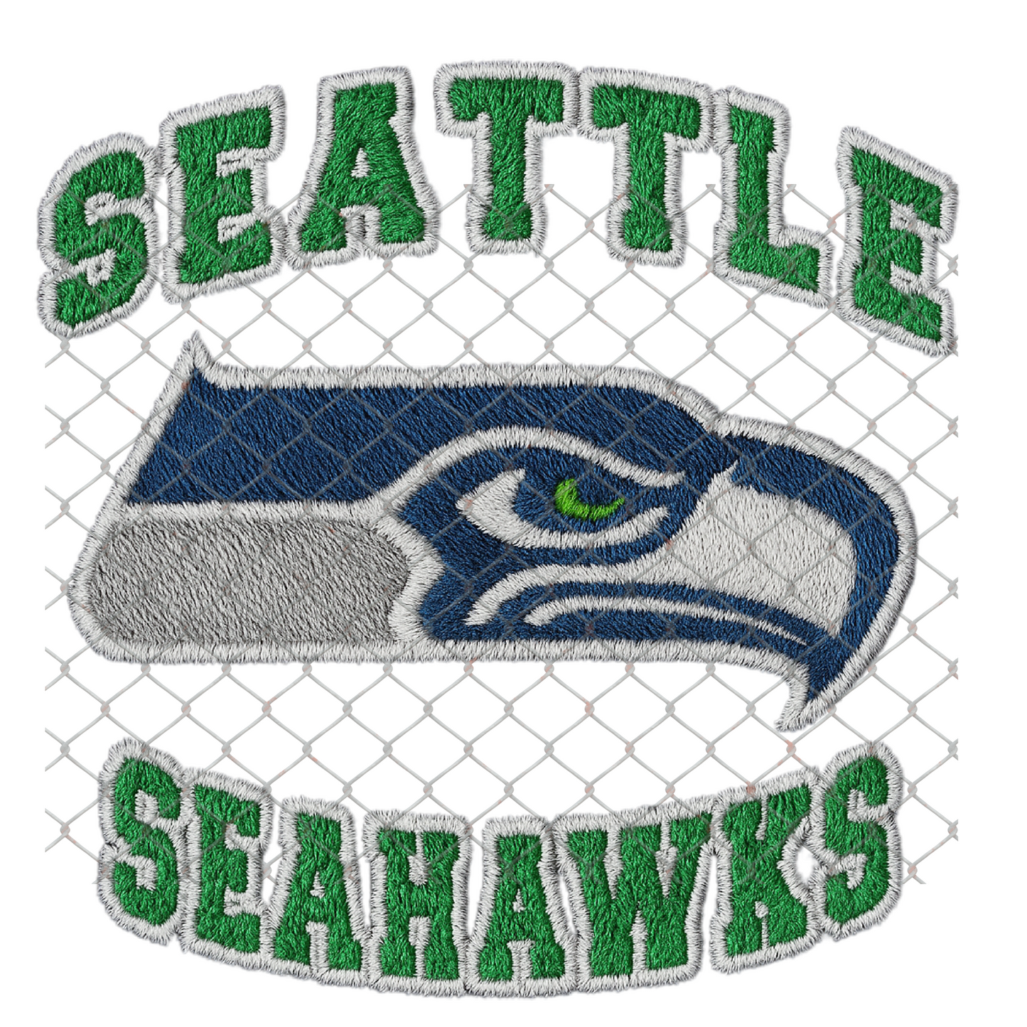 $2 Tuesday ONLY - FAUX EMBROIDERY LOOK FOOTBALL T-SHIRT TRANSFERS (SUBLIMATION)
