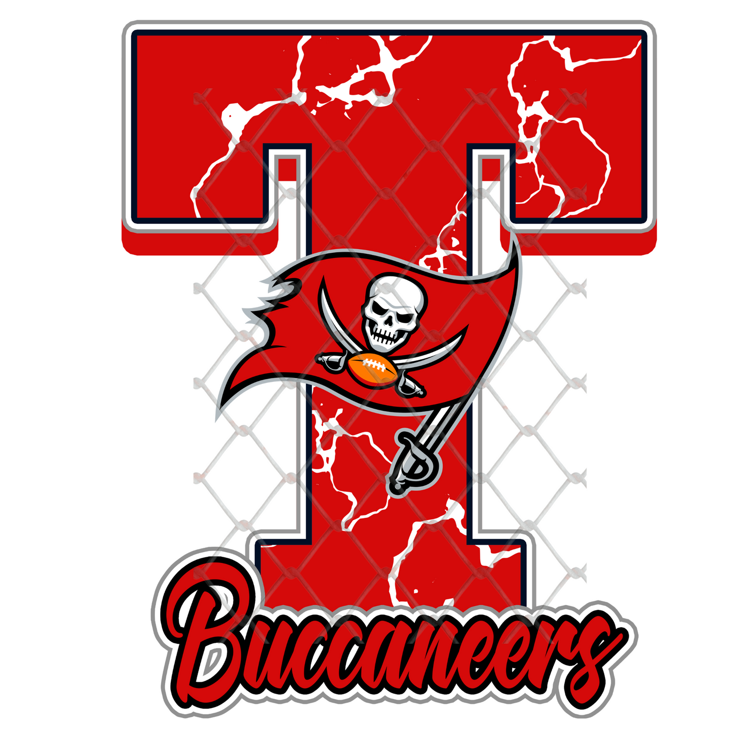 $2 Tuesday ONLY - FOOTBALL MARBLE LETTER T-SHIRT TRANSFERS (SUBLIMATION)