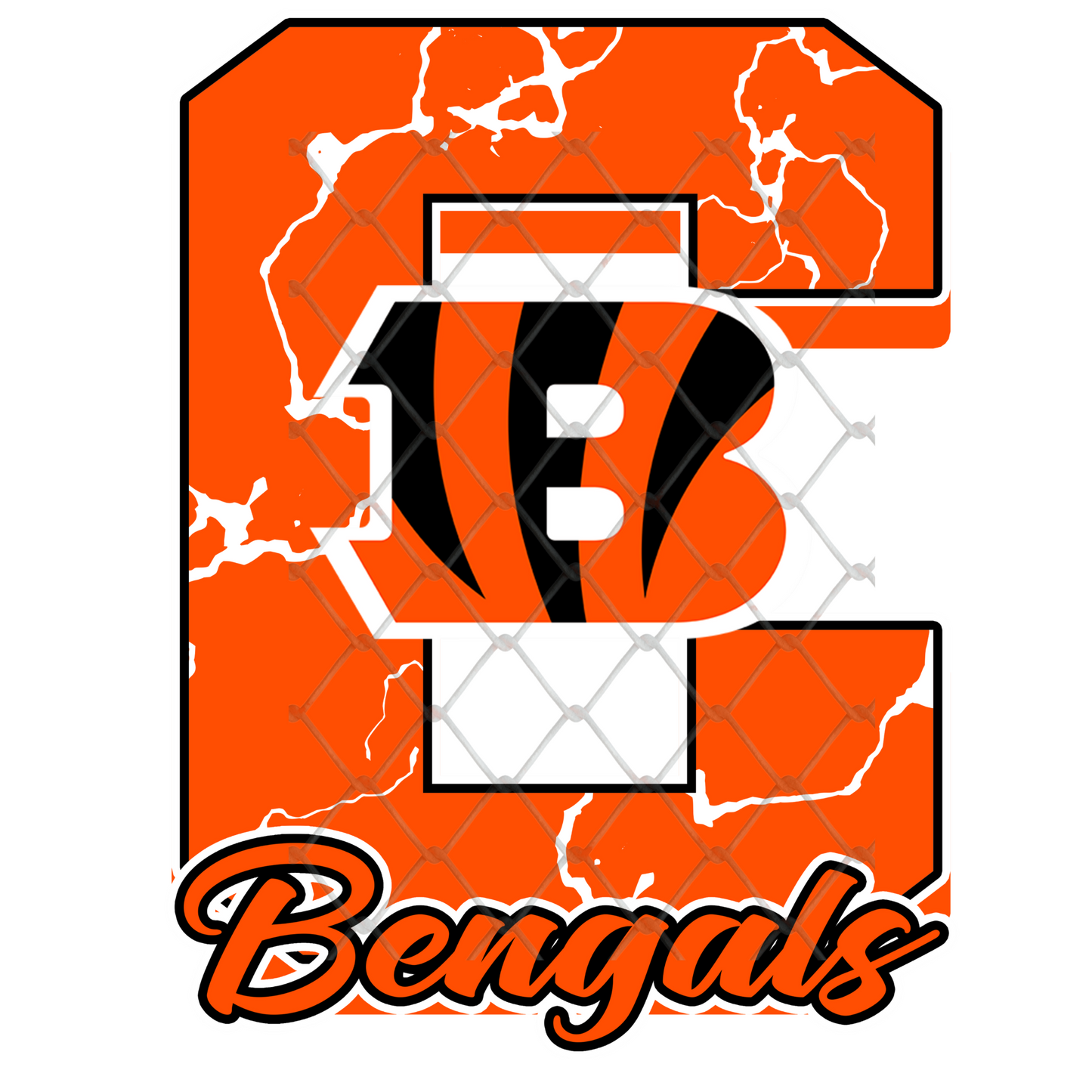$2 Tuesday ONLY - FOOTBALL MARBLE LETTER T-SHIRT TRANSFERS (SUBLIMATION)