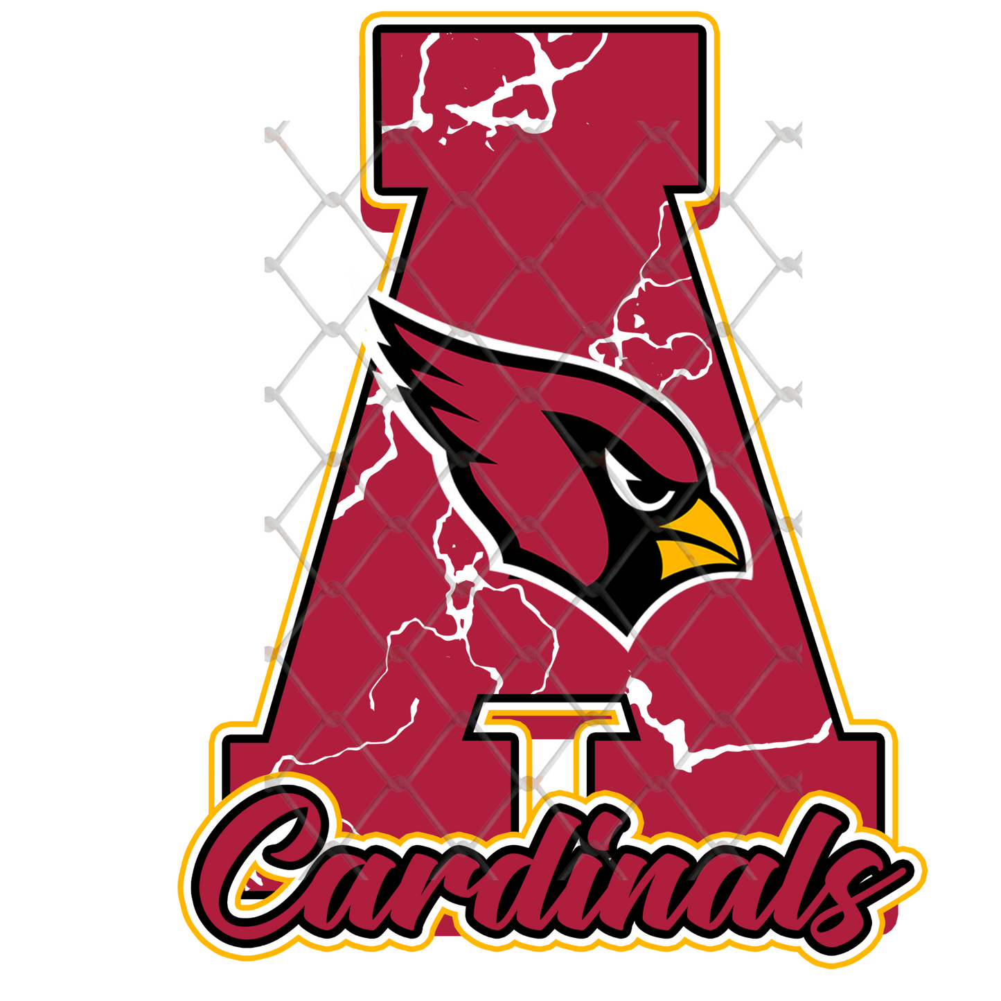 $2 Tuesday ONLY - FOOTBALL MARBLE LETTER T-SHIRT TRANSFERS (SUBLIMATION)