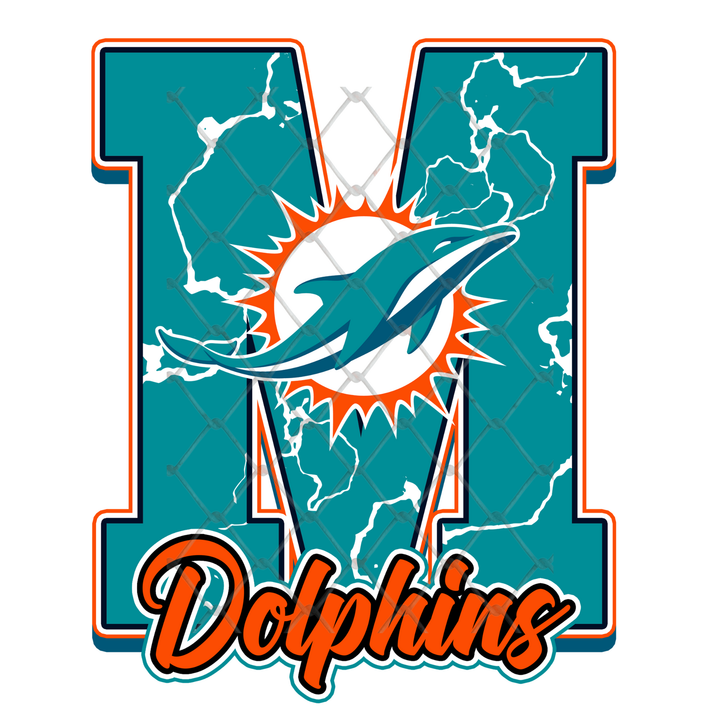 $2 Tuesday ONLY - FOOTBALL MARBLE LETTER T-SHIRT TRANSFERS (SUBLIMATION)
