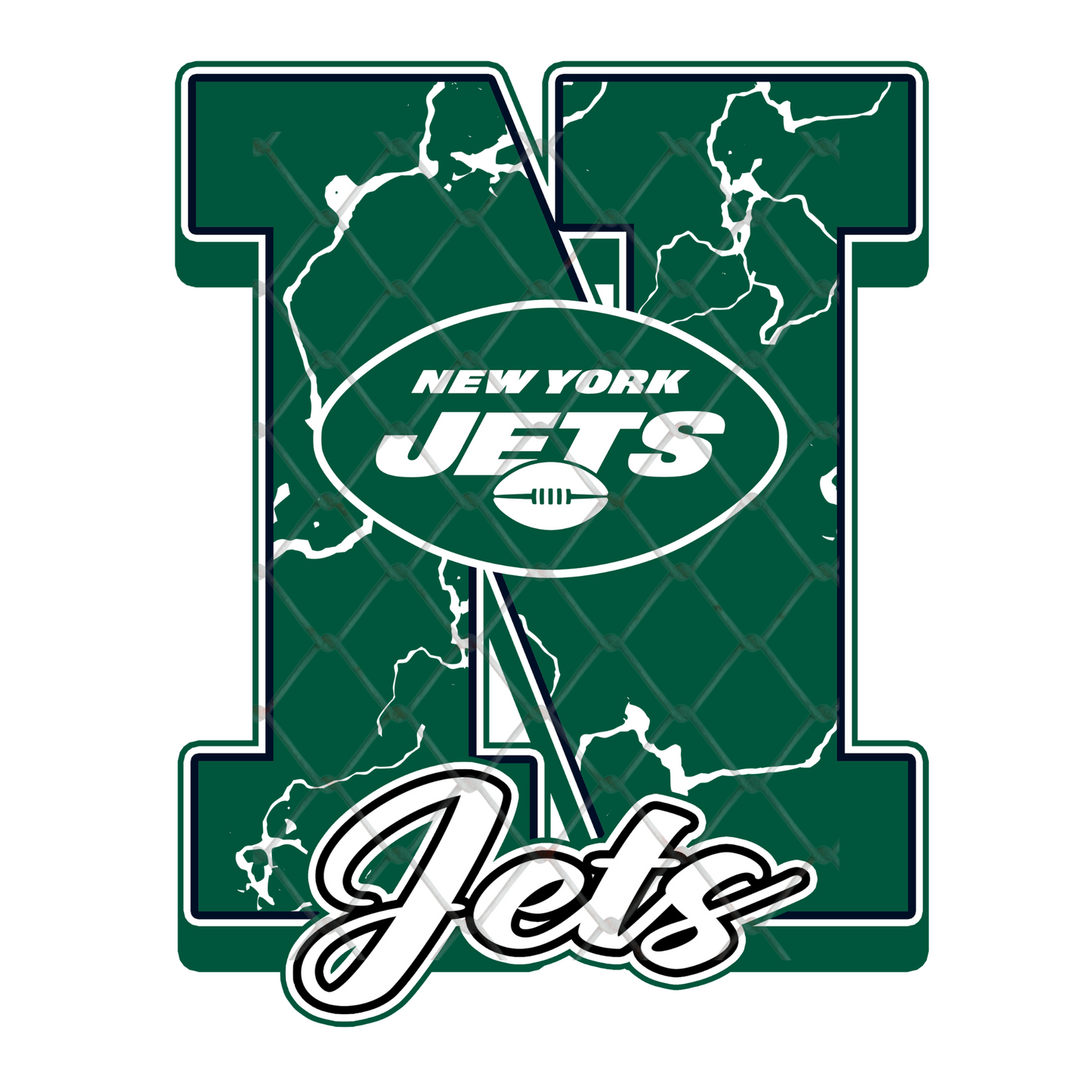 $2 Tuesday ONLY - FOOTBALL MARBLE LETTER T-SHIRT TRANSFERS (SUBLIMATION)