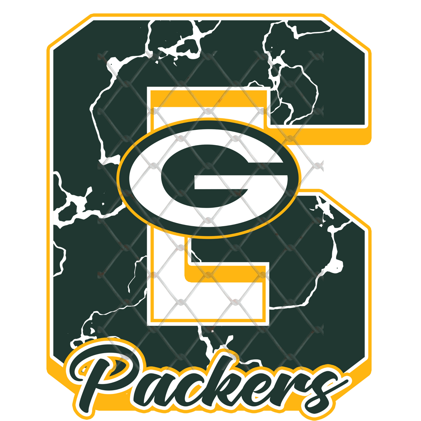$2 Tuesday ONLY - FOOTBALL MARBLE LETTER T-SHIRT TRANSFERS (SUBLIMATION)