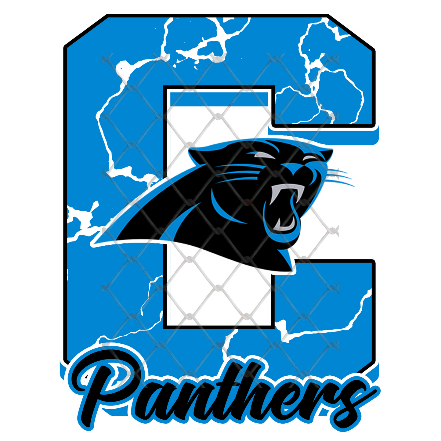 $2 Tuesday ONLY - FOOTBALL MARBLE LETTER T-SHIRT TRANSFERS (SUBLIMATION)