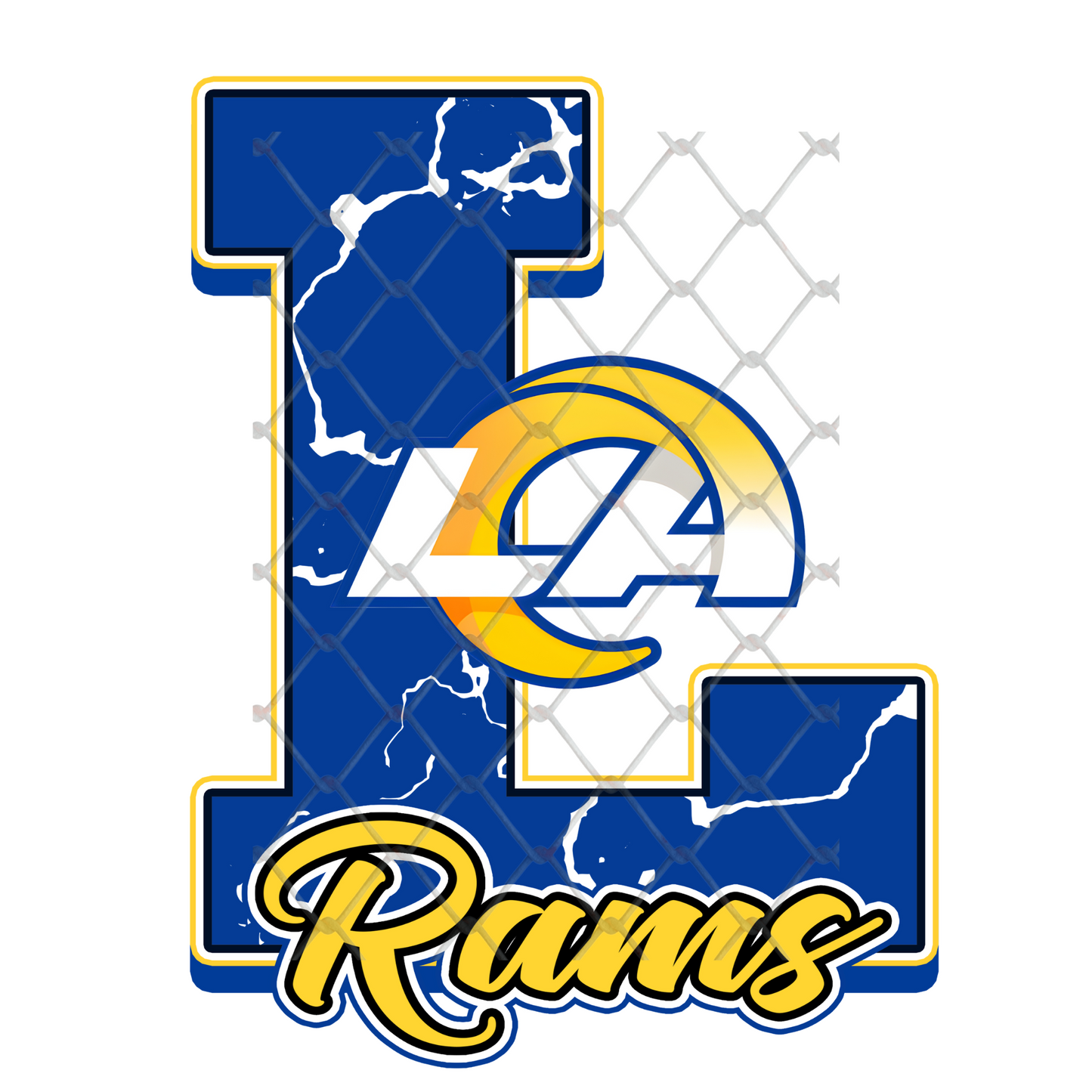 $2 Tuesday ONLY - FOOTBALL MARBLE LETTER T-SHIRT TRANSFERS (SUBLIMATION)