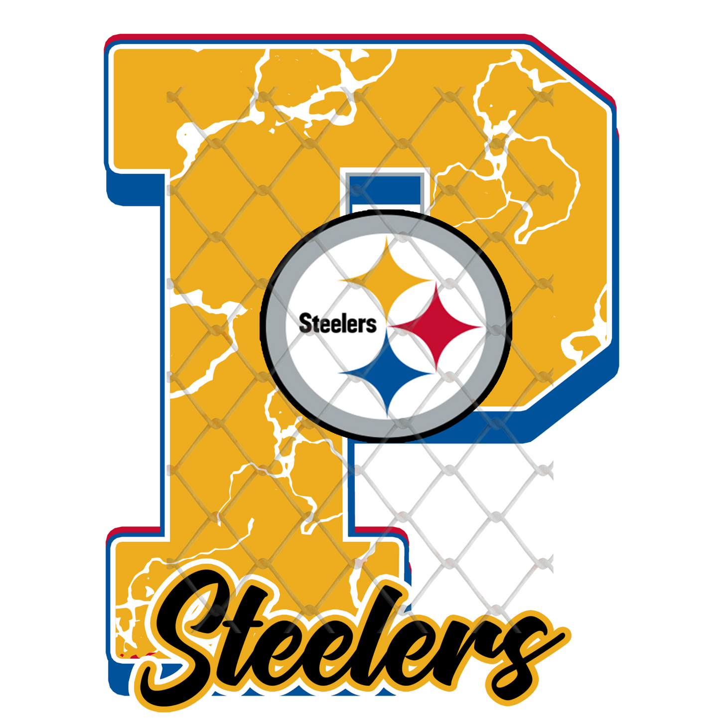 $2 Tuesday ONLY - FOOTBALL MARBLE LETTER T-SHIRT TRANSFERS (SUBLIMATION)