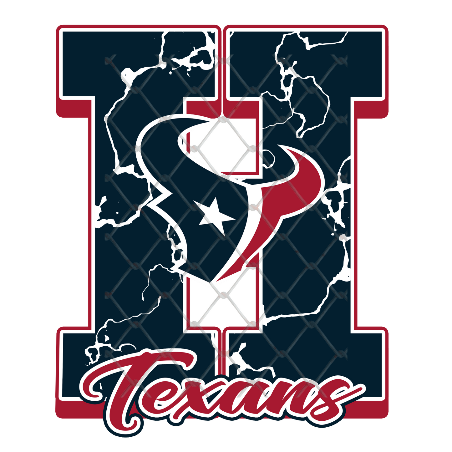 $2 Tuesday ONLY - FOOTBALL MARBLE LETTER T-SHIRT TRANSFERS (SUBLIMATION)