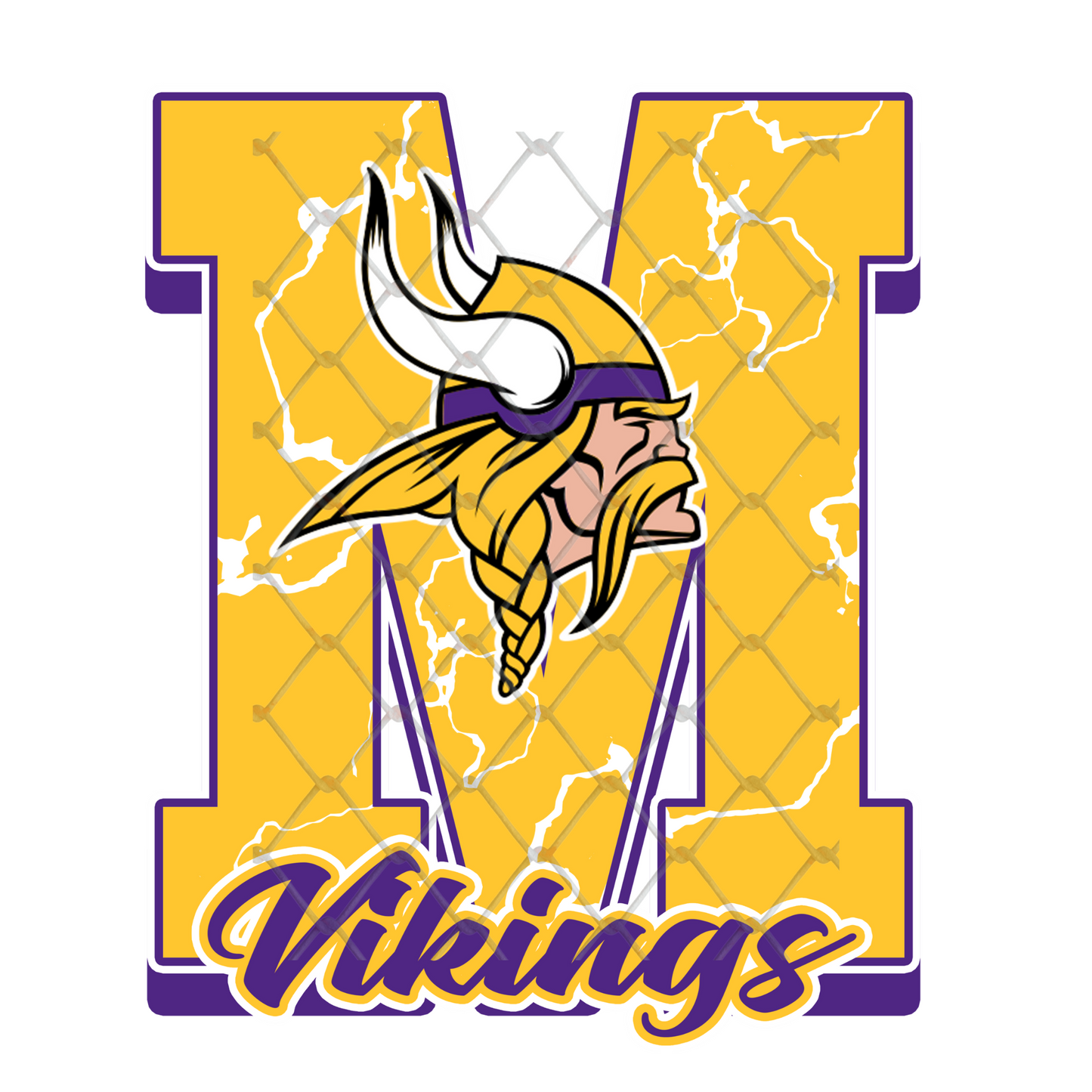 $2 Tuesday ONLY - FOOTBALL MARBLE LETTER T-SHIRT TRANSFERS (SUBLIMATION)