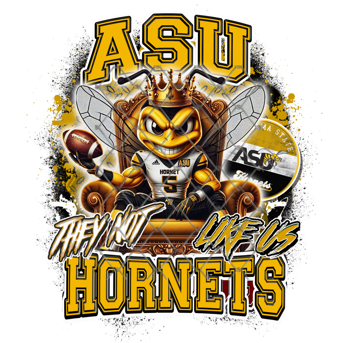 HBCU THEY NOT LIKE US FOOTBALL T-SHIRT TRANSFERS (SUBLIMATION)
