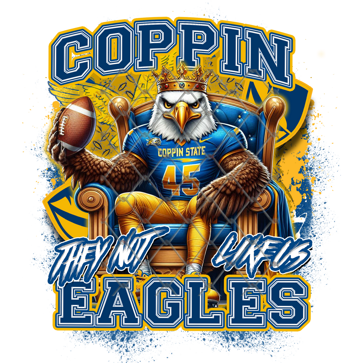 HBCU THEY NOT LIKE US FOOTBALL T-SHIRT TRANSFERS (SUBLIMATION)