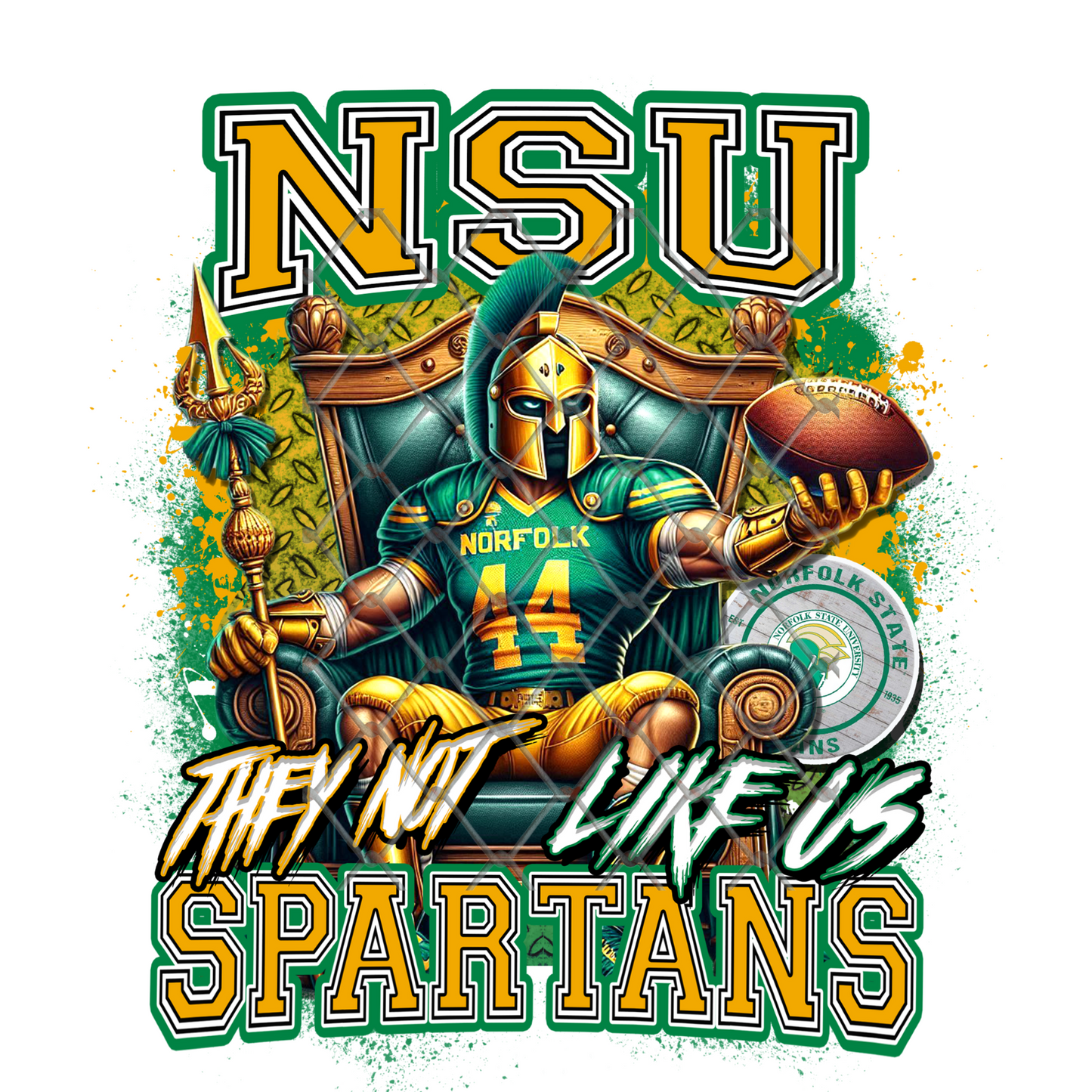 HBCU THEY NOT LIKE US FOOTBALL T-SHIRT TRANSFERS (SUBLIMATION)